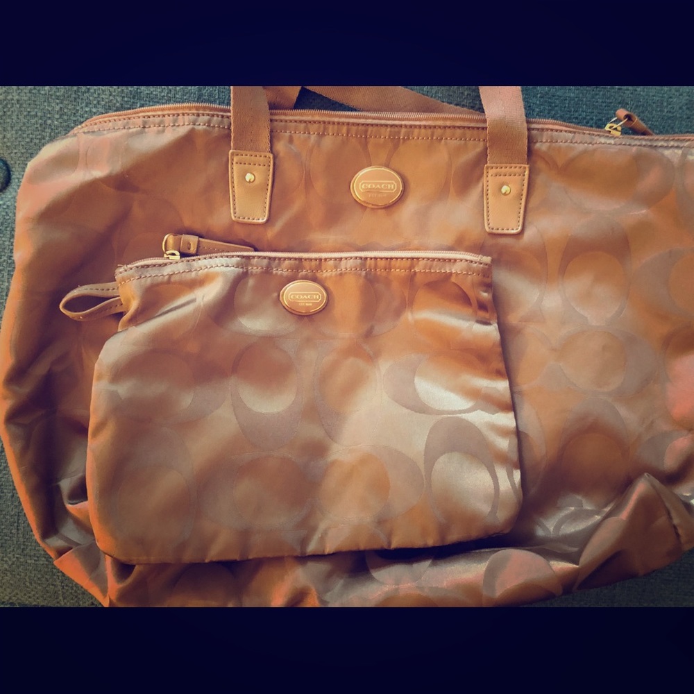 Coach weekender bag set